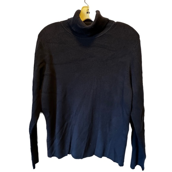 Karen Scott Black Turtleneck Sweater‎ - Picture 1 of 6